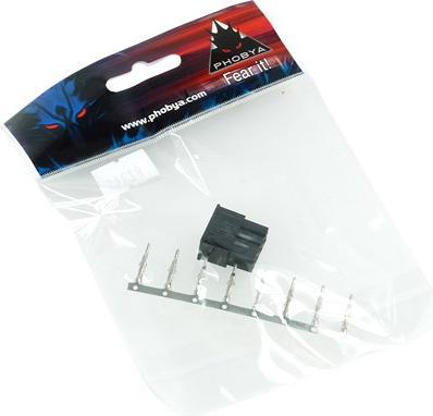 Actual product image Phobya ATX Power Connector 8Pin male
