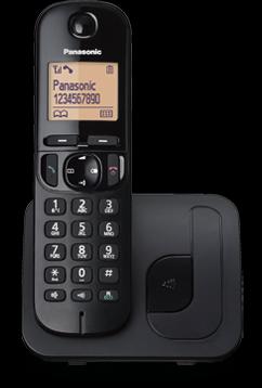 Produktbild Panasonic KX-TGC210FXB Cordless phone, Black