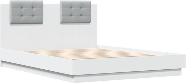 Actual product image VidaXL Bed frame with headboard and LED lights (135 x 190 cm)