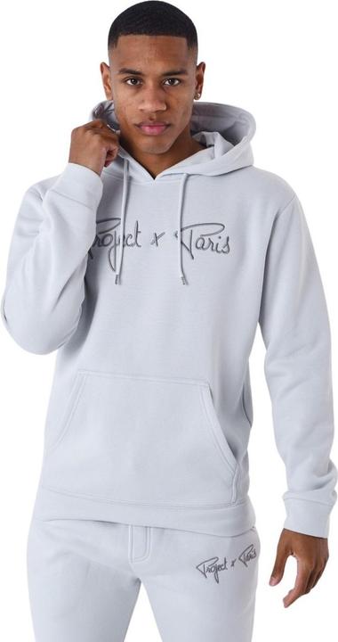 Actual product image Project X Paris hooded weathirt with logo embroidery project x pari (S)