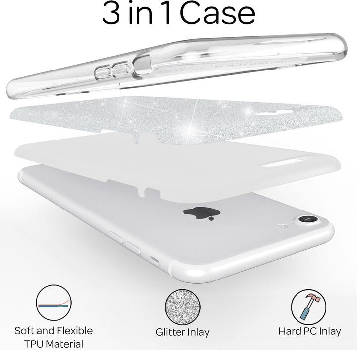 Immagine prodotto Nalia Custodia per cellulare Glitter (Apple iPhone 7)
