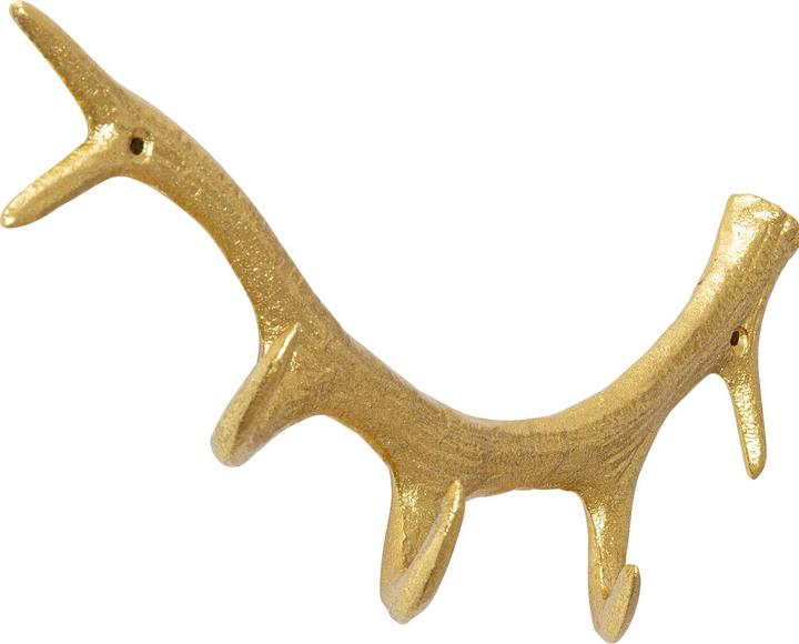 Actual product image Kare Design Wandgarderobe Antler Gold 35cm