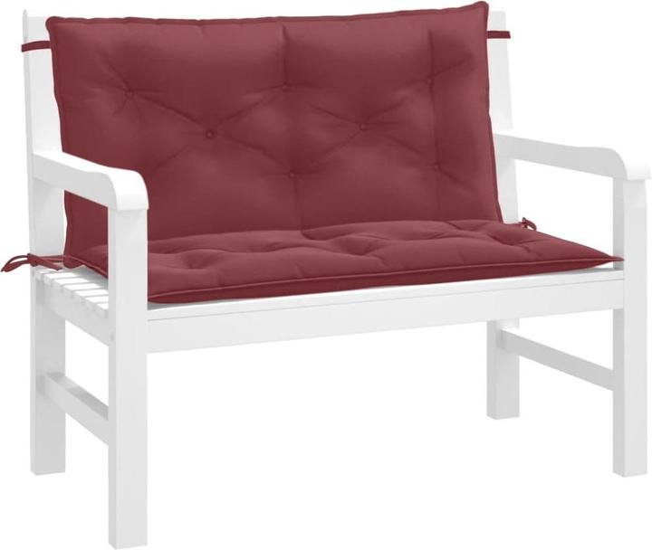 Immagine prodotto VidaXL Cuscini per panca da giardino 2 pezzi in tessuto (100 x 50 x 7 cm)