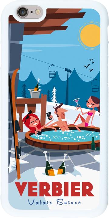 Image du produit PhoneLook Coque Silicone rigide blanc Verbier Mountain Jacuzzi (Apple iPhone 6)