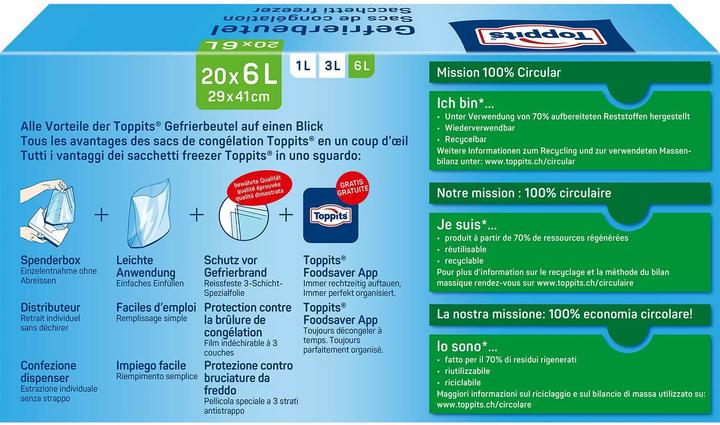 Image du produit Toppits Sac de congélation (20 x)
