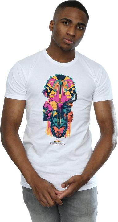 Actual product image Mens Thor Ragnarok Character Totem T-Shirt (S)