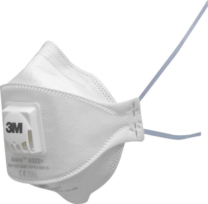 3M Atemschutzmaske 9322+ (FFP2, 1 x)
