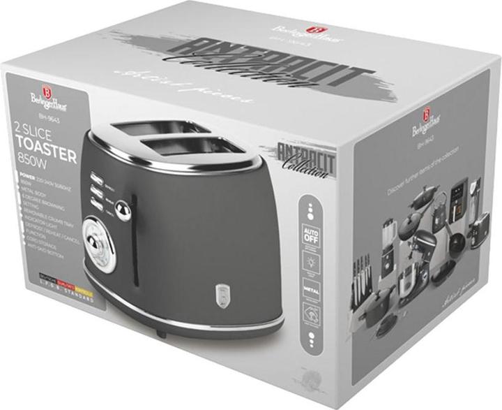 Actual product image BerlingerHaus Haus Toaster matt Anthracite Collection