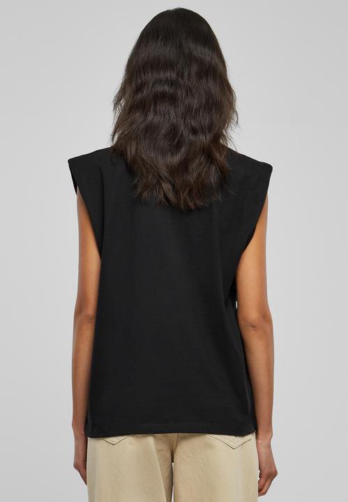 Actual product image Urban Classics Ladies Organic Heavy Padded Shoulder Tank Top - 17088 (XS)