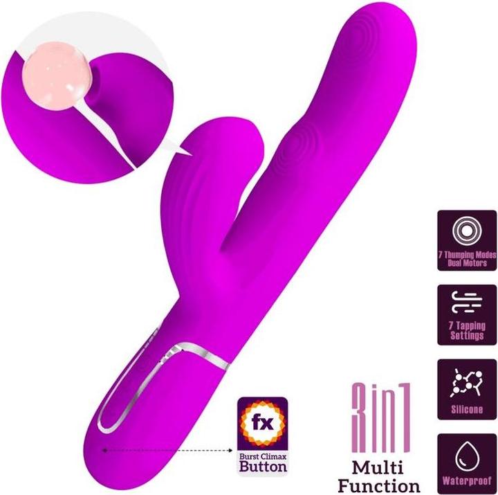 Produktbild Pretty Love PERLITA MULTIFUNKTIONS-3-IN-1-G-SPOT-VIBRATOR VIOLETT