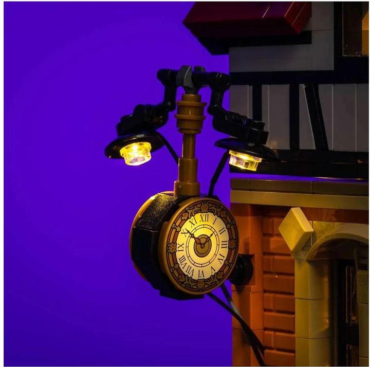 Actual product image Light my bricks LMB 2.0 LEGO® 10350# Tudor Corner Light Kit