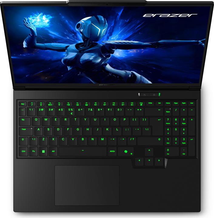 Actual product image Erazer Major 16 X1 RTX 5070 Ti (16", Intel Core Ultra 9 275HX, 32 GB, 2000 GB, CH)