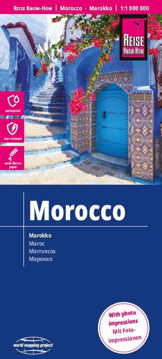 Image du produit Landkarte Marokko / Marocco (1:1.000.000)