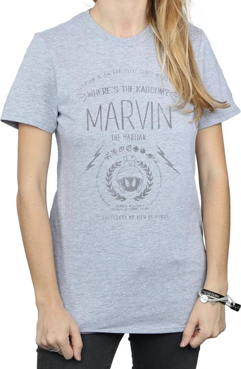 Immagine prodotto Looney Tunes Marvin The Martian Where's The Kaboom Maglietta Ampia Donna (M)