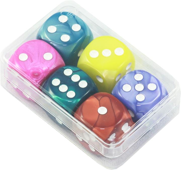Weible Dice Pearl ass. 6 piece