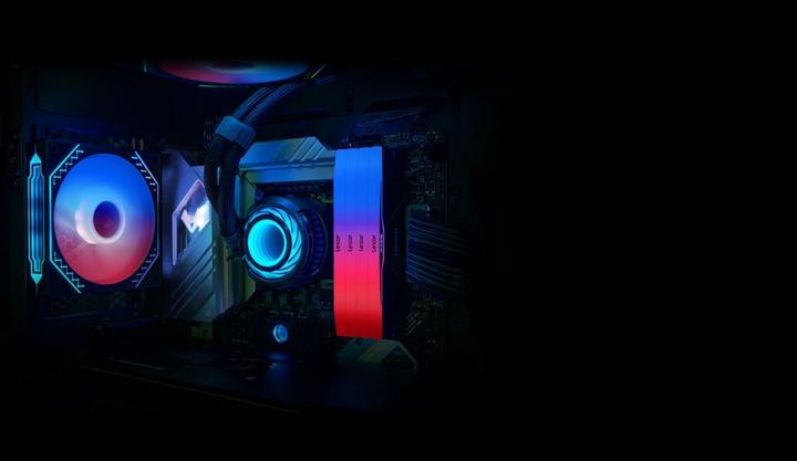 Actual product image Lexar DDR5 ARES RGB 32GB(2 16GB)/7600 PC memory black (2 x 16GB, 7600 MHz, DDR5 RAM, DIMM)
