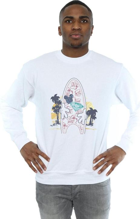 Actual product image Disney Mens Mickey Mouse Surf Fever Sweatshirt (3XL)