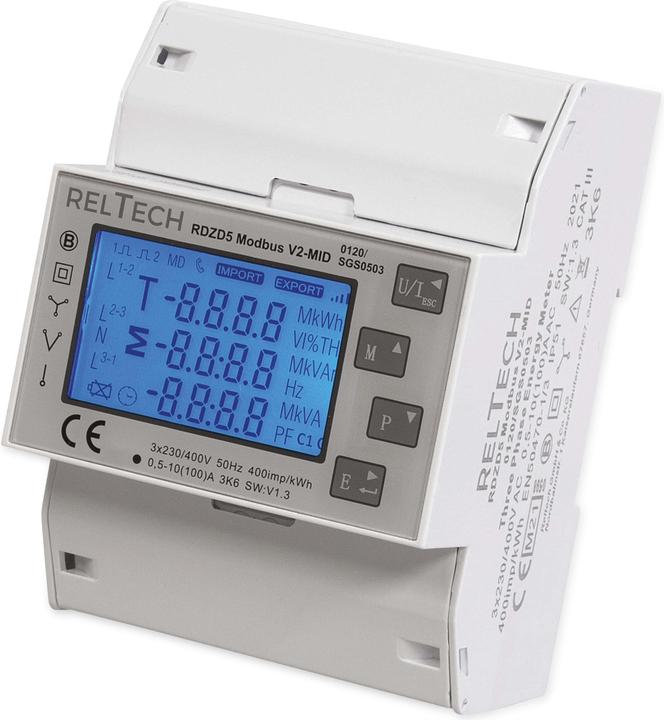 Actual product image Reltech Rotary current meter RDZD5-MID, 100A MODbus
