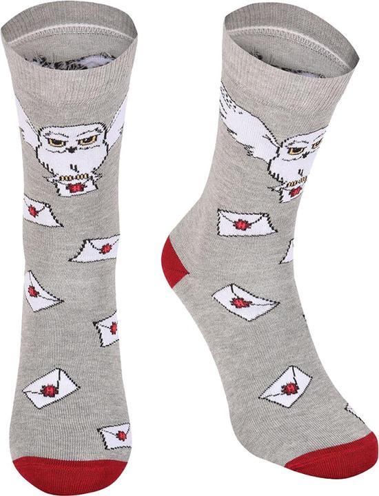 Immagine prodotto Calzini Edvige Lettera di Hogwarts Adulto Unisex (L/XL)