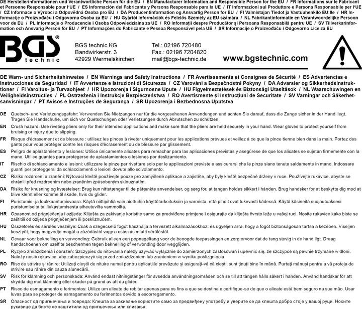 Image du produit BGS Assortiment de rivets aveugles