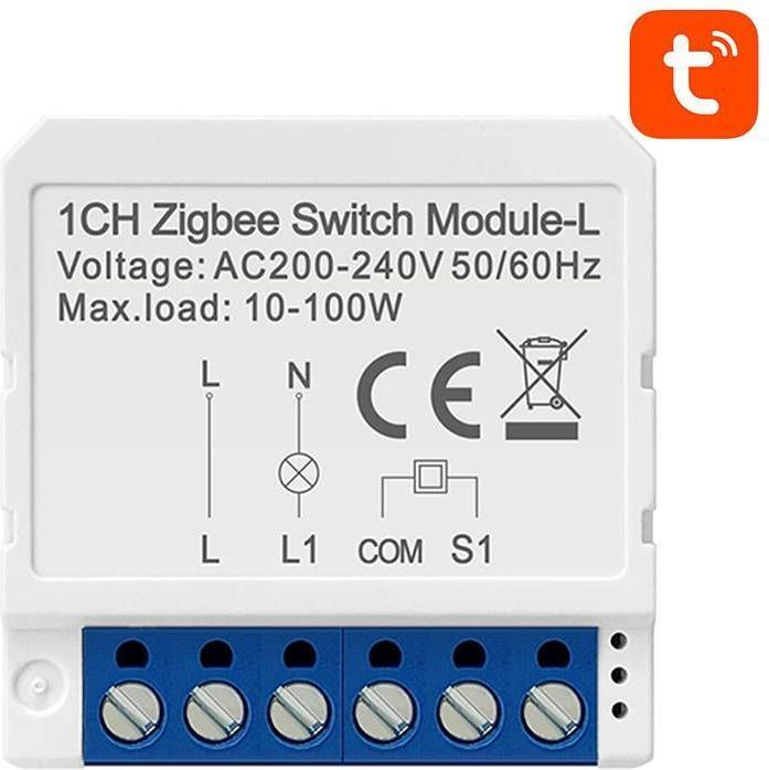 Avatto Smart Switch Module ZigBee LZWSM16-W1 No Neutral TUYA (Schaltaktor)