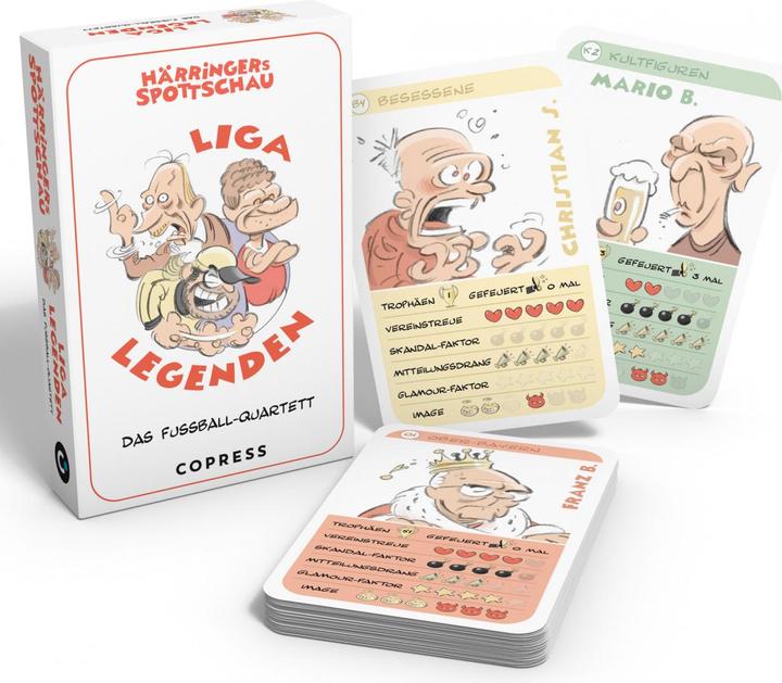 Produktbild Härringers Spottschau Liga Legenden. Das Fussball-Quartett (Deutsch, Schweizerdeutsch)