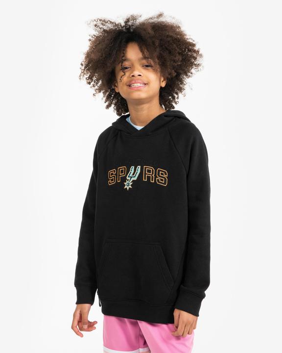 Tarmak Kids' Hoodie 900 NBA San Antonio Spurs - Black