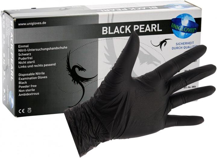 Produktbild Cosmetic Nitrilhandschuhe Black Pearl XL sz puder