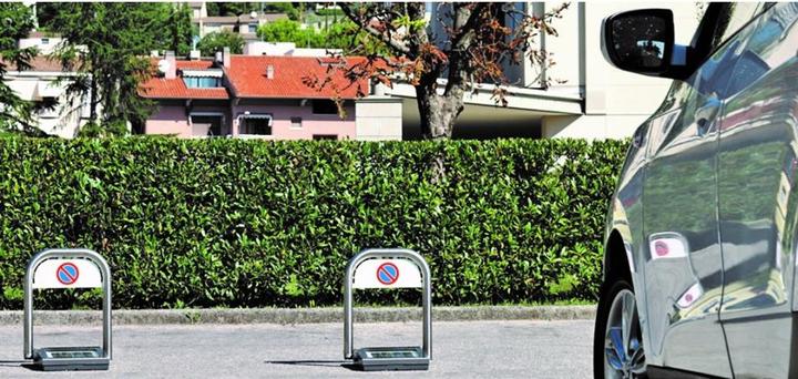 Produktbild Moravia Elektrischer Parkbügel SOLAR Höhe Bügel 620 mm, Überflur 94 mm