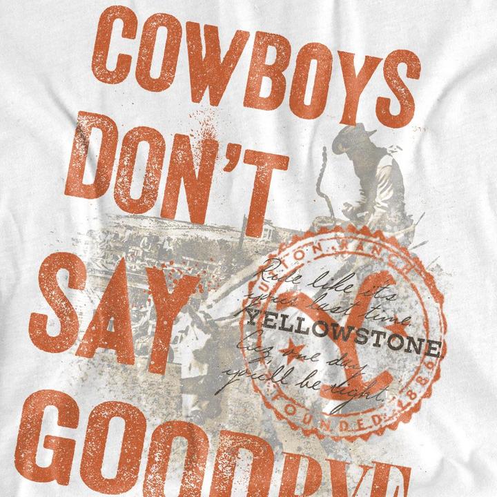 Produktbild Yellowstone Cowboys Don't Say Goodbye TShirt (S)