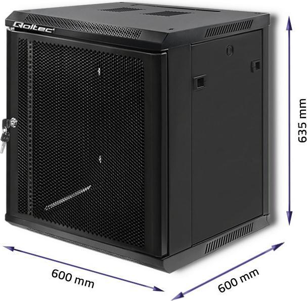 Image du produit Qoltec rack - 12U (12 HE, Rack 19 pouces)