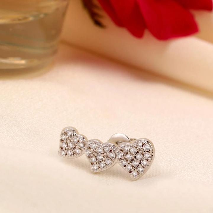 Image du produit La Petite Story Exigo Hearts Boucles d'oreilles (Laiton)
