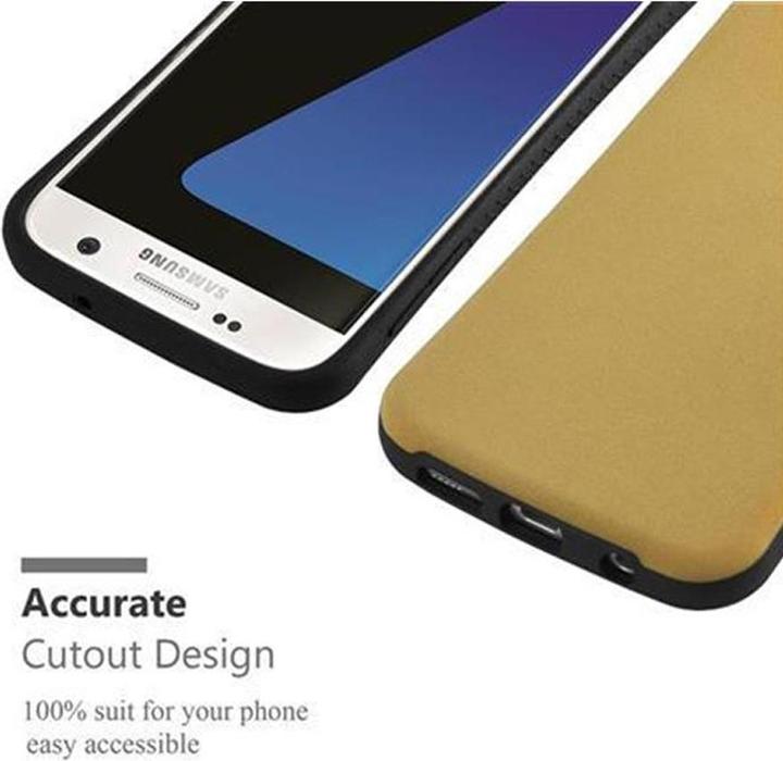 Image du produit Cadorabo Couverture rigide hybride gommée (Samsung Galaxy S7)