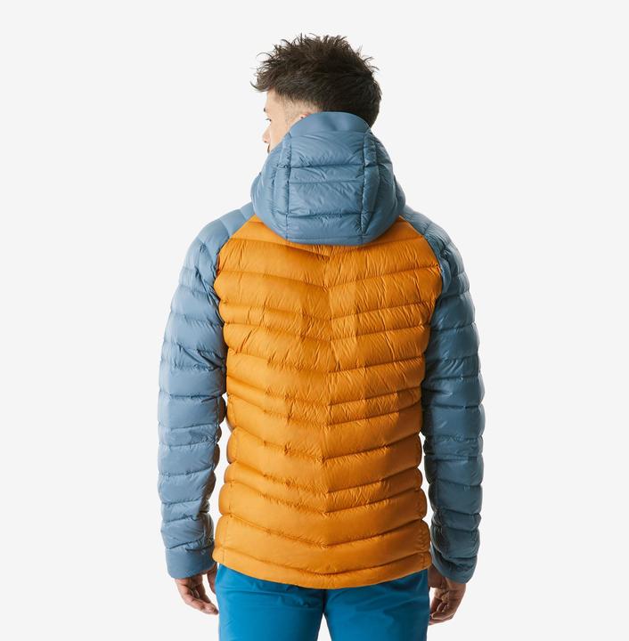 Actual product image Simond Men's mountaineering down jacket Ochre - Grey (L)