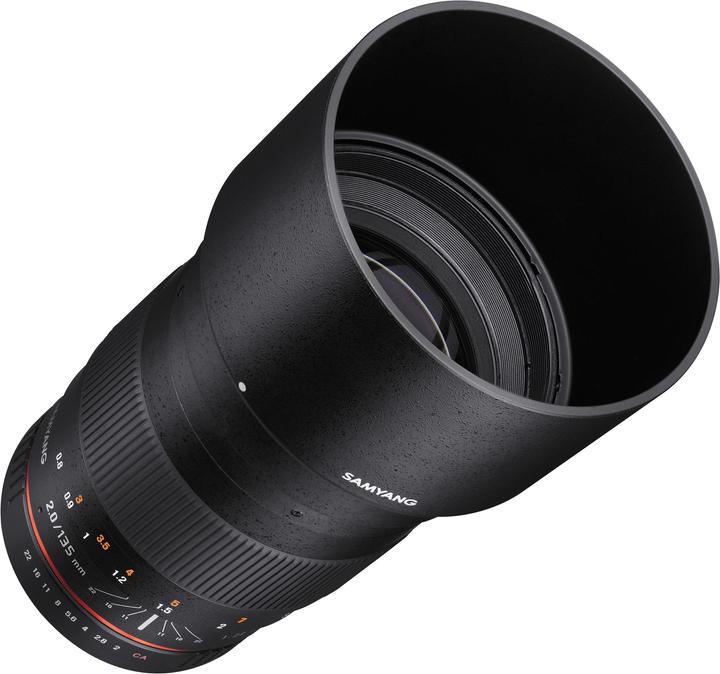 Produktbild Samyang MF 135mm f/2.0 Pentax K (Pentax K, APS-C / DX, Vollformat)