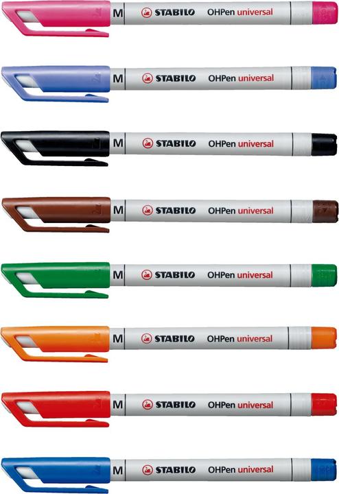 Produktbild STABILO OHPen universal Folienstift wasserlöslich (Blau, 1 mm, 1 x)