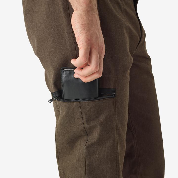 Immagine prodotto Solognac Pantaloni da caccia Steppe 100 marrone resistente (S)
