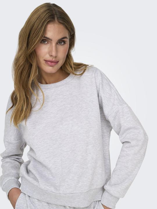 Produktbild Only Normal geschnitten Rundhals Tief angesetzte Schulter Sweatshirt Sweatshirt (L)