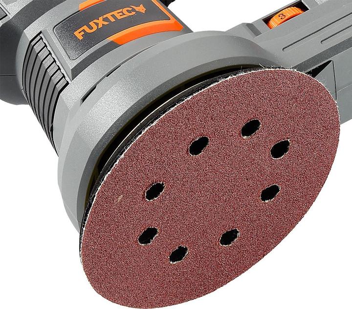 Immagine prodotto Fuxtec Levigatrice rotativa a batteria da 20V FX-E1RS20 SET con 1 x batteria 2Ah, 1 x caricatore 1A