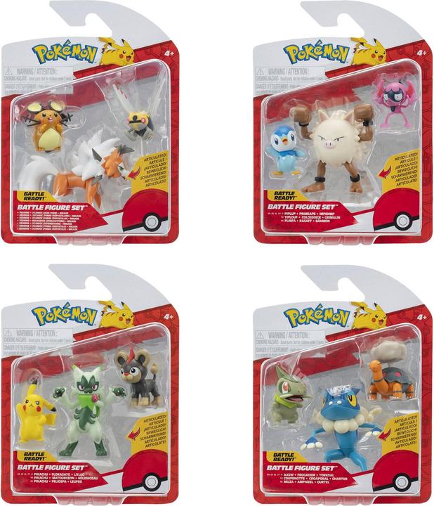 Image du produit Pokémon - Battle Figure 3 PK Ass - (95155-24)