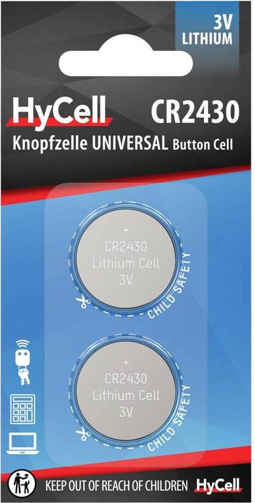 Actual product image HyCell CR 2430 Lithium (2 pcs., CR2430, 300 mAh)