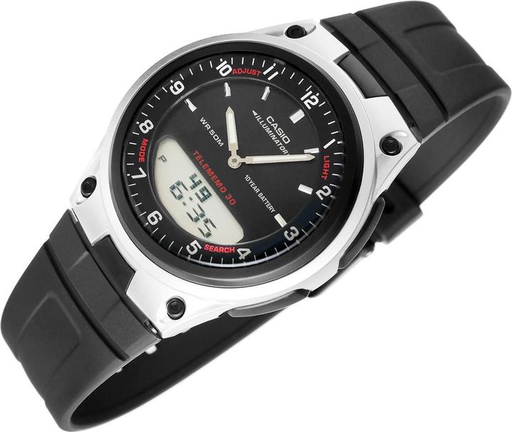Actual product image Casio DUAL AW-80-1AVDF Men's watch + BOX