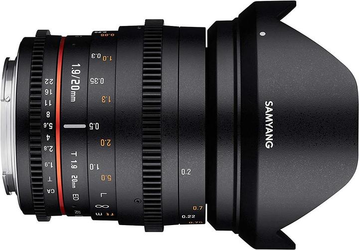 Produktbild Samyang 20mm T1.9 VDSLR Nikon (Nikon F, Vollformat)