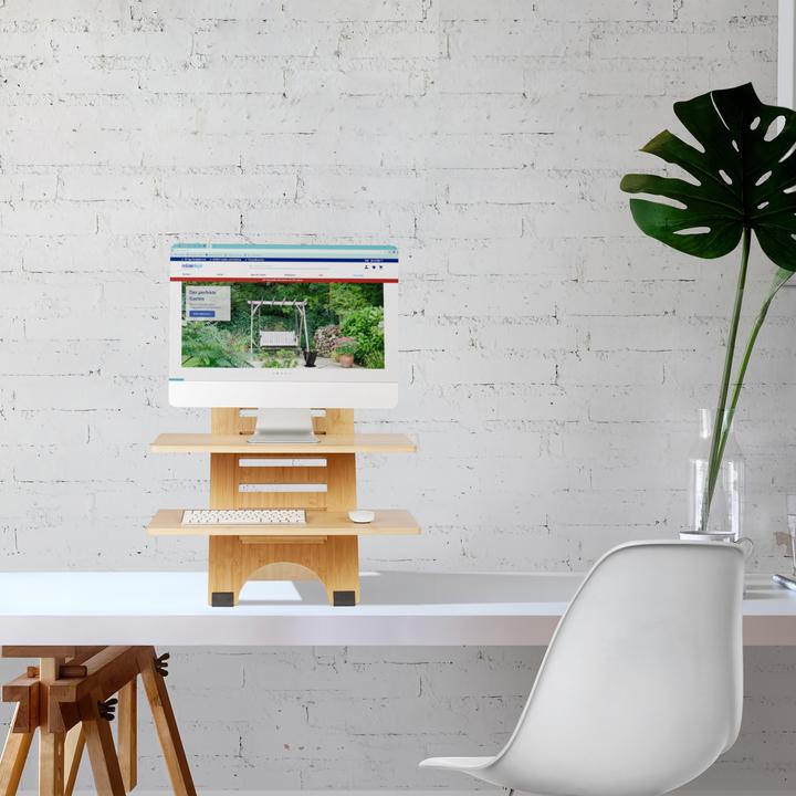 Produktbild Relaxdays Stehschreibtisch-Aufsatz (60 x 61 x 61 cm)