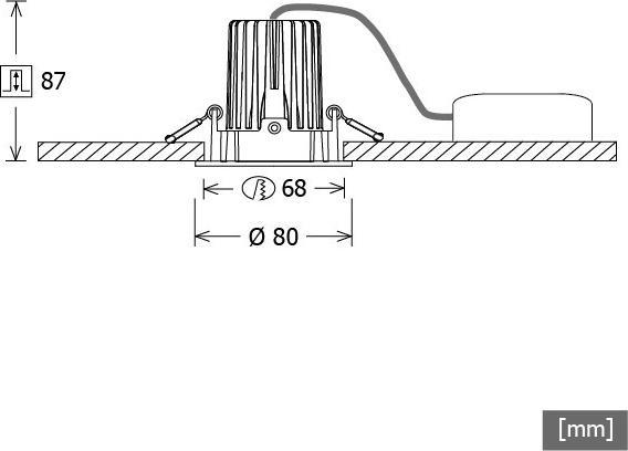 Actual product image LTS VTRXS 13.0540.60/DALI white Vale-Tu (1100 lm)