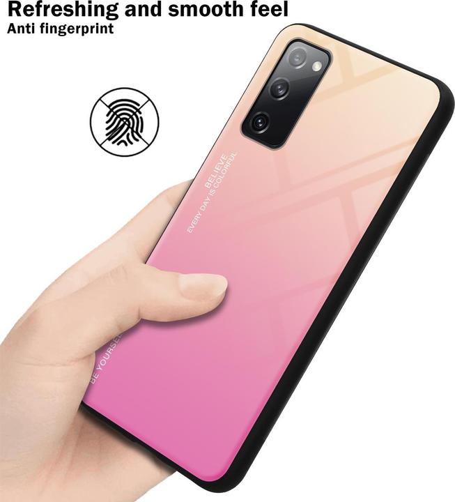 Produktbild Cadorabo TPU 2 Farben Glas Cover (Samsung Galaxy S20 FE)