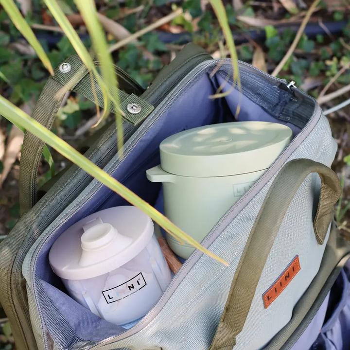 Image du produit Liini Sac à dos à langer olive rPET