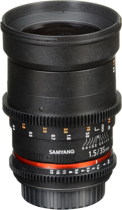 Image du produit Samyang 35mm T1.5 VDSLR II Canon EF (Canon EF, Plein format)