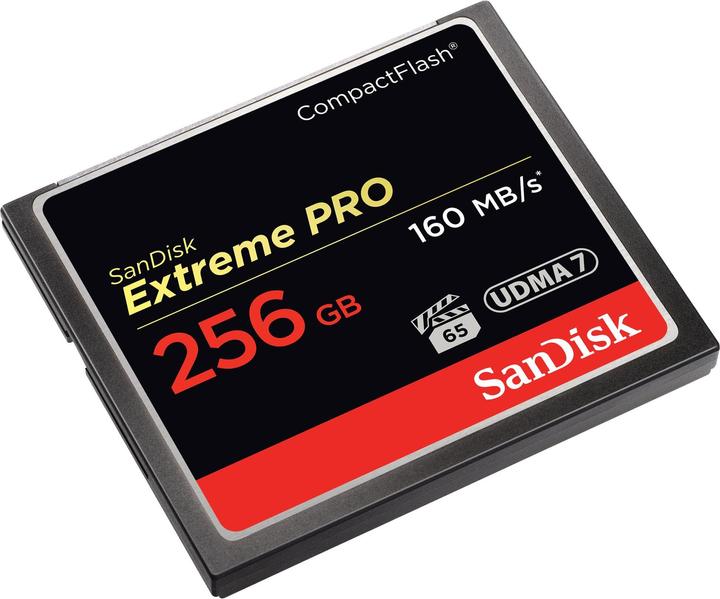 Image du produit SanDisk Extreme Pro Compact Flash (256 Go, CF)