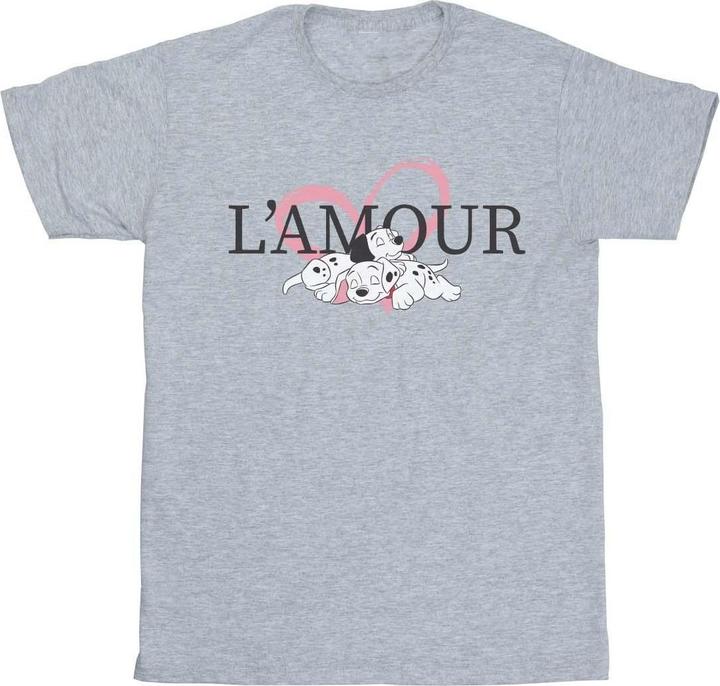 Actual product image Disney Girls 101 Dalmatians L'Amour Cotton T-Shirt (104)
